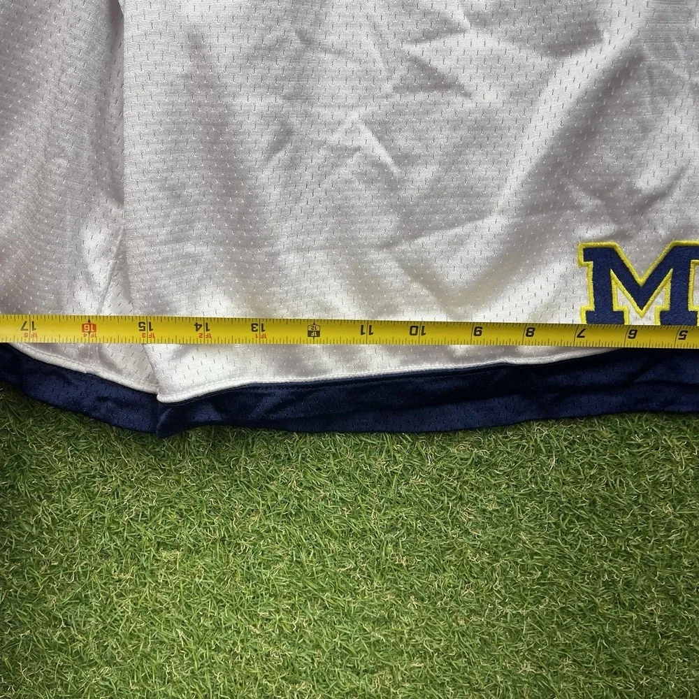 Michigan Wolverines Adidas Shorts Mens Extra Large Team Issued Basketball Y2K
